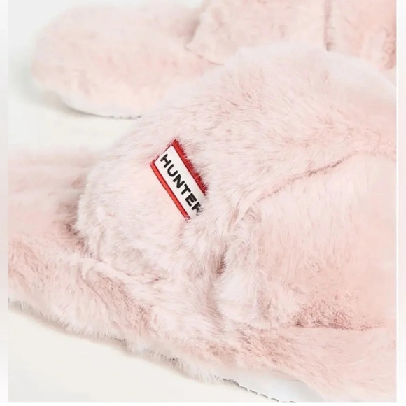 New Hunter Faux Fur Flatform Slide Crossover Straps Vegan
Sandals Pink Size 6 - Picture 4 of 16